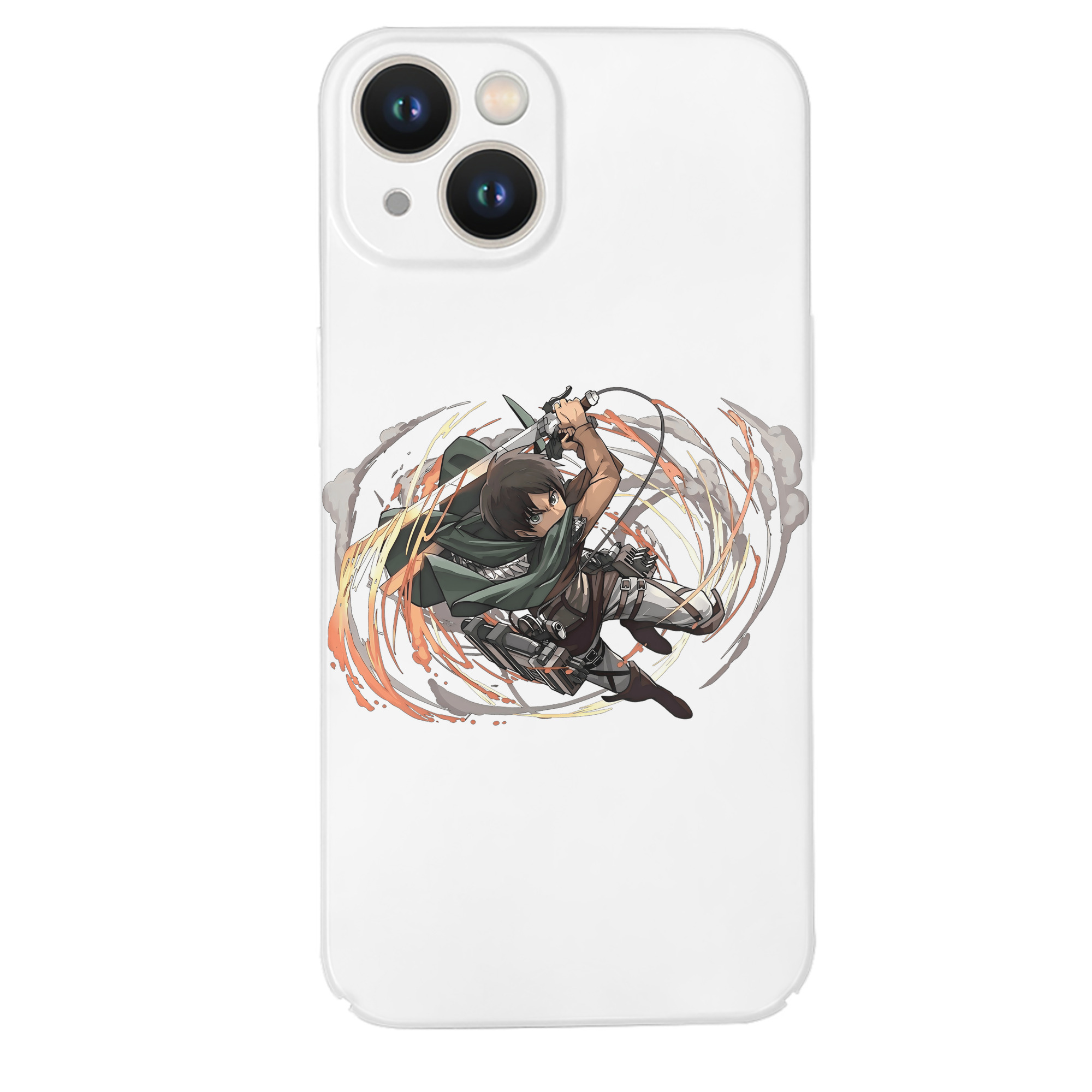 （画像用） 進撃の巨人 エレン･イェーガー Attack on Titan Eren Jäger 【iPhone 14シリーズ対応】ハードケース
